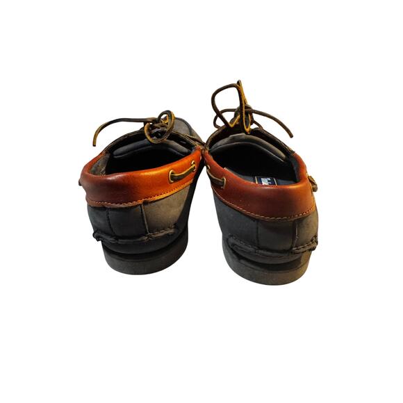 Timberland Men’s Leather Boat Shoes Loafers Black and Brown 6.5W New Without Box - Picture 4 of 6